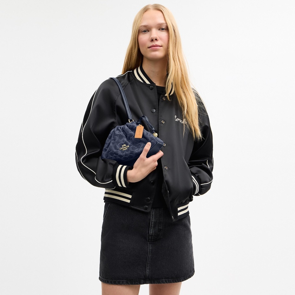 Faye Shoulder Bag In Signature Denim - Picture 3 of 3